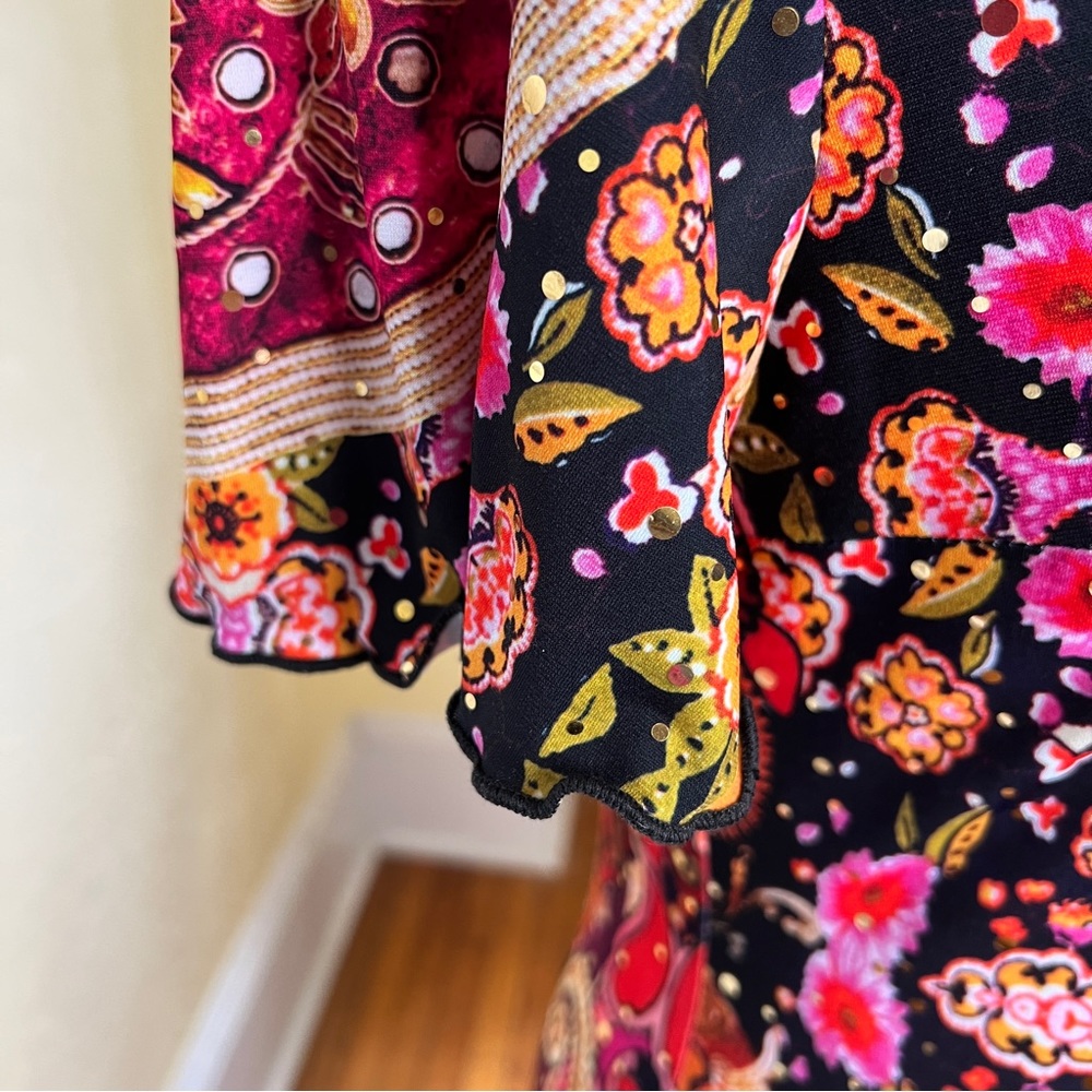 Joseph Ribkoff Multicolor Patterned Midi Dress - image 5